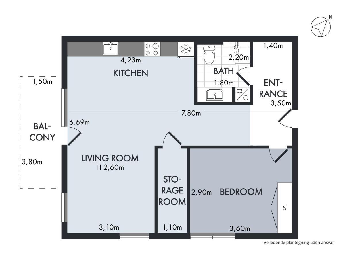 Sanders Arena - Dreamy One-bedroom Close To Metro Station København